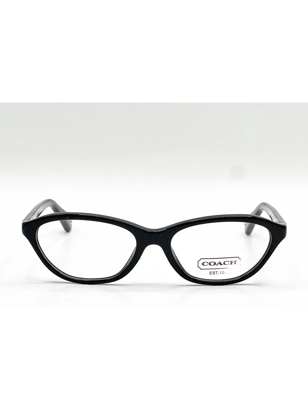 Coach HC 6046 5002 Black Cat Eye Authentic Eyeglass Frames 50-15-135